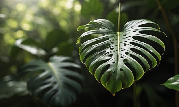 窗孔龜背芋 (Monstera obliqua）：大自然別有「洞」天！