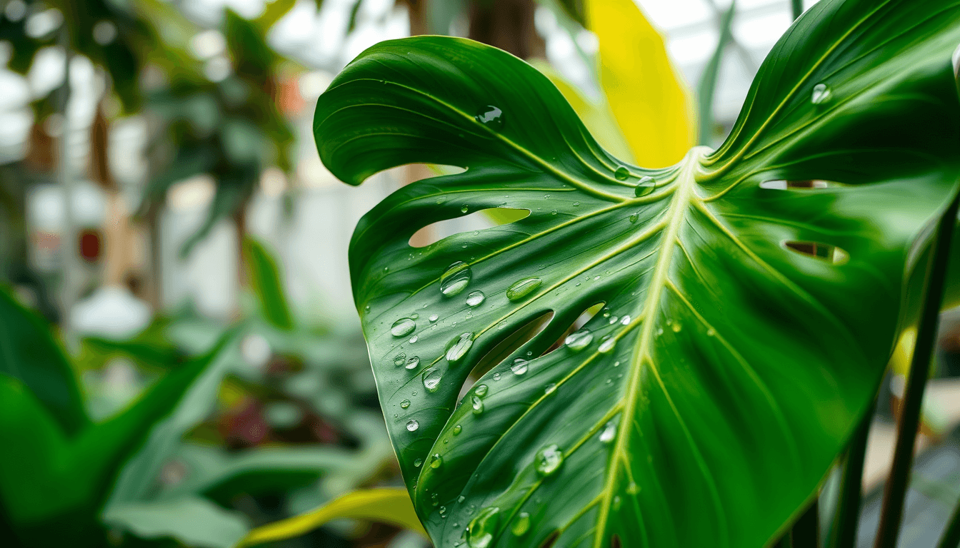 窗孔龜背芋_Monstera_esqueleto_如何養出博物館級的巨大窗孔