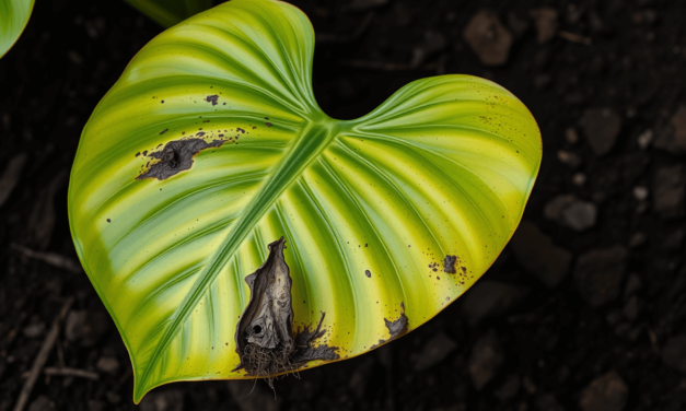 龜背芋求救訊號全解析：從根部窒息到葉片敗亡，破解澆水過多的致命連鎖反應